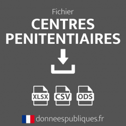 Fichier des Centres pénitentiaires