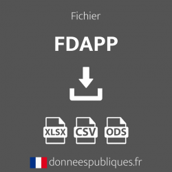 Fichier des FDAPP