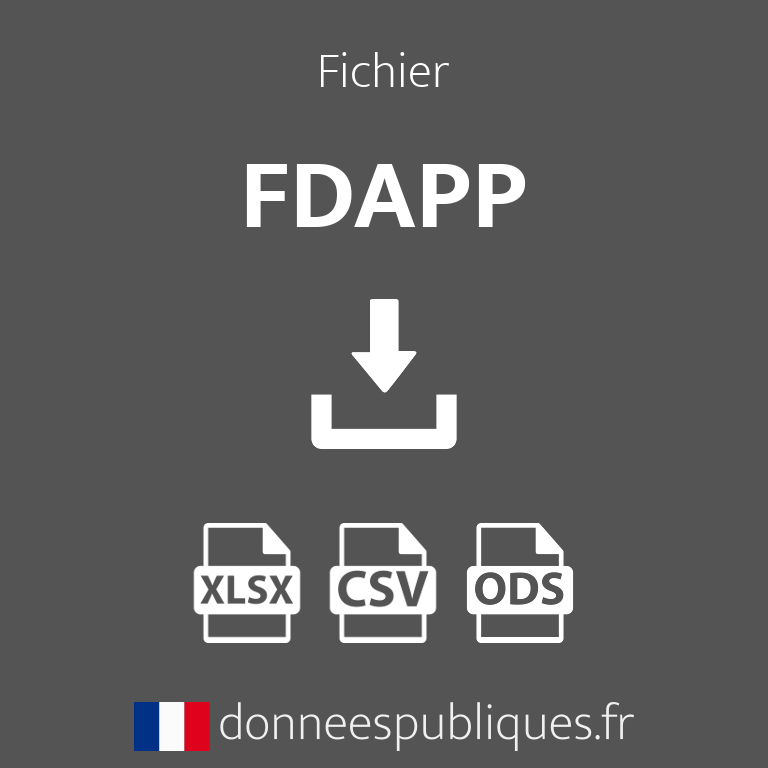 Fichier des FDAPP