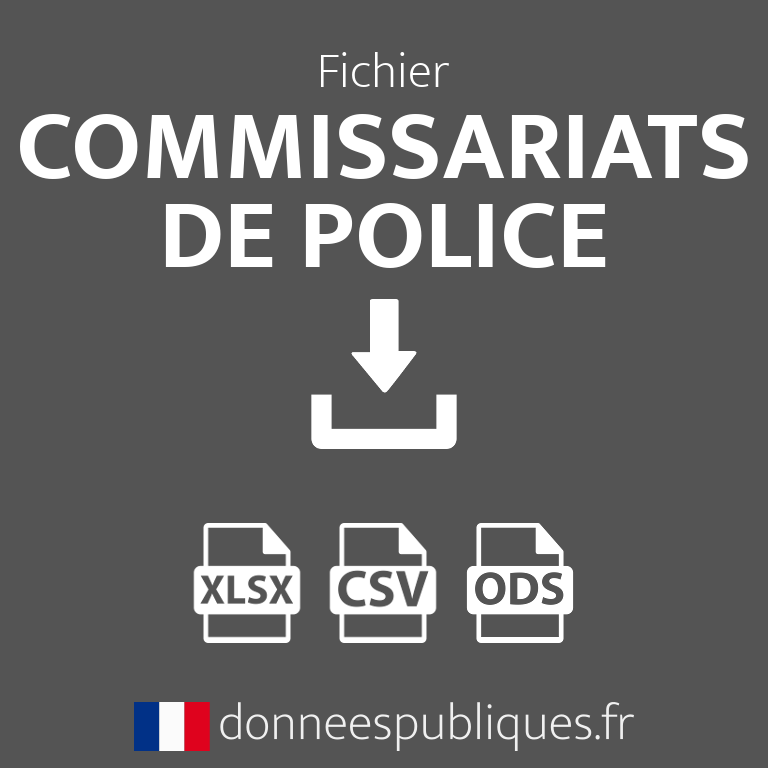 Fichier des commissariats de police