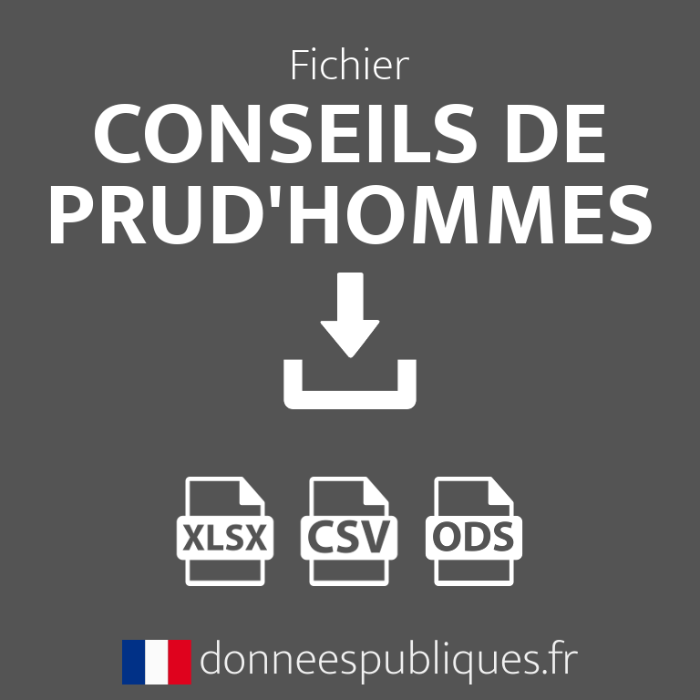 Fichier des Conseils de prud'hommes