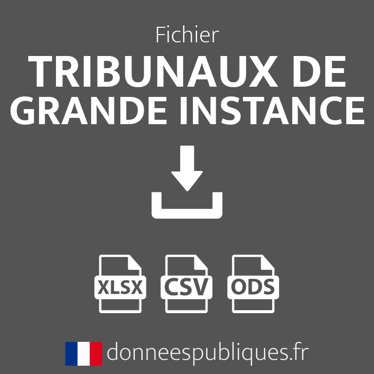 Fichier des Tribunaux de grande instance