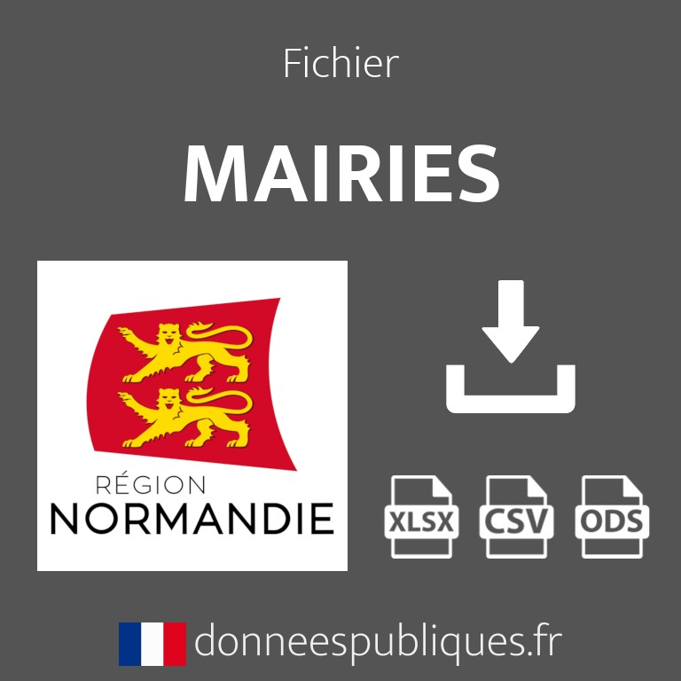 Emails des mairies en région Normandie