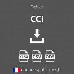 Fichier des Chambres de commerce et d'industrie