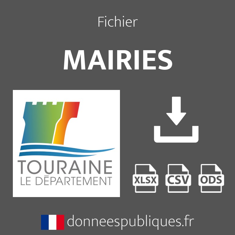Emails des mairies du département d'Indre-et-Loire (37)