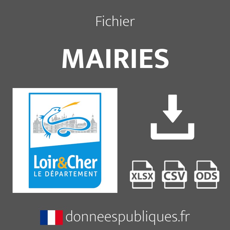 Emails des mairies du département du Loir-et-Cher (41)