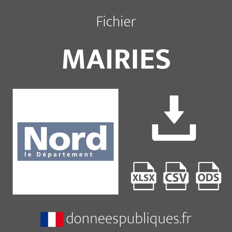 Emails des mairies du département du Nord (59)