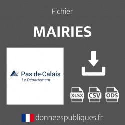 Emails des mairies du département du Pas-de-Calais (62)