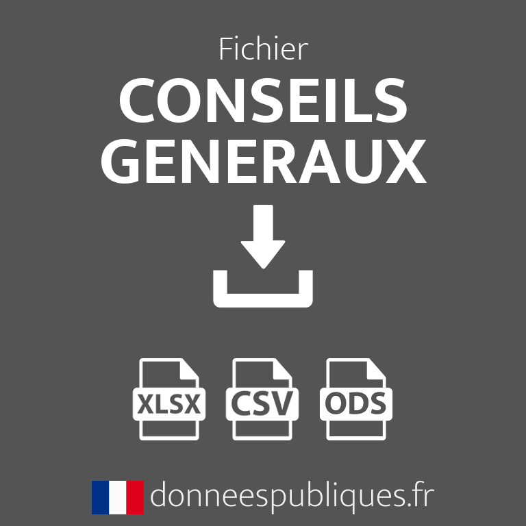 Fichier des Conseils généraux