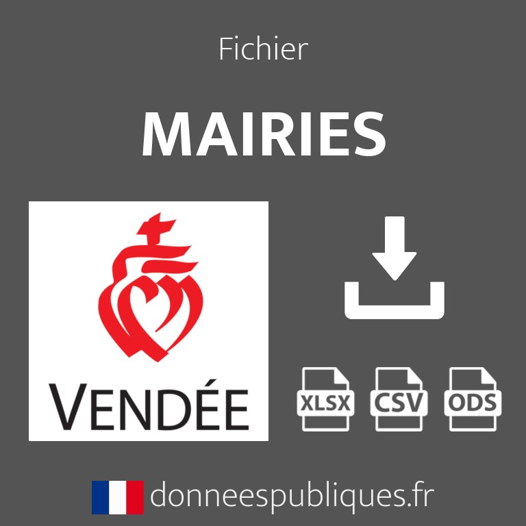 Emails des mairies du département de la Vendée (85)