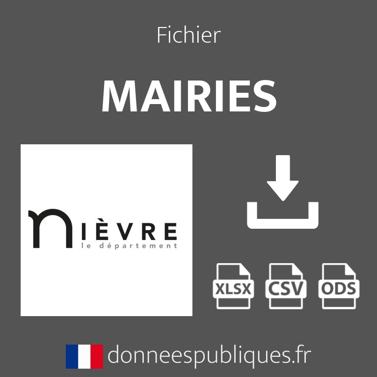 Emails des mairies du département de la Nièvre (58)