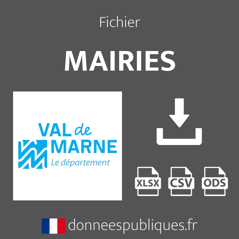 Emails des mairies du département du Val-de-Marne (94)