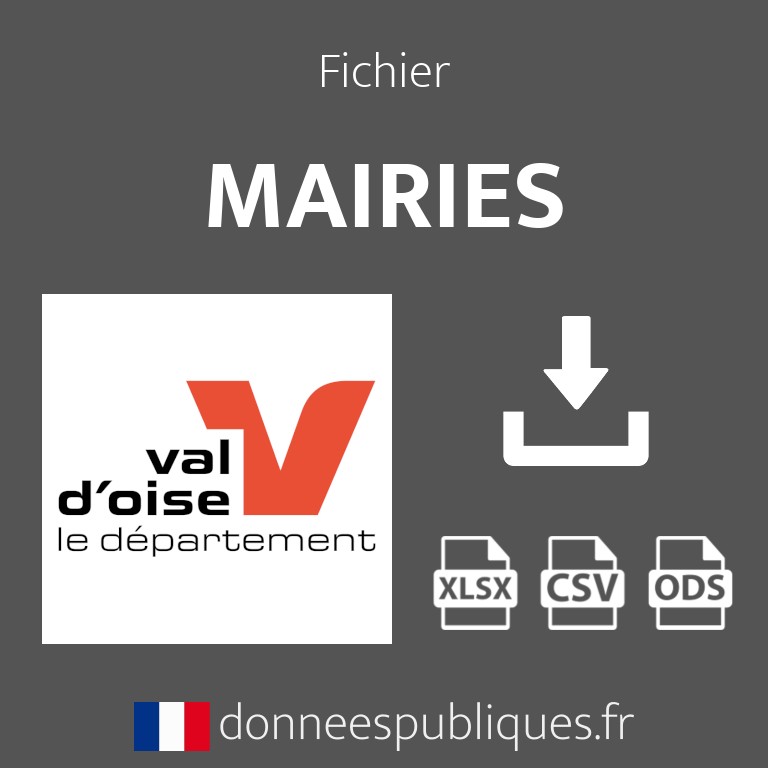 Emails des mairies du département du Val-d'Oise (95)