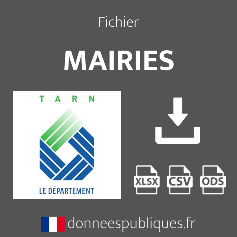 Emails des mairies du département du Tarn (81)