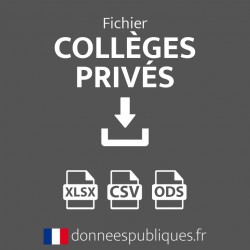 Emails des collèges privés