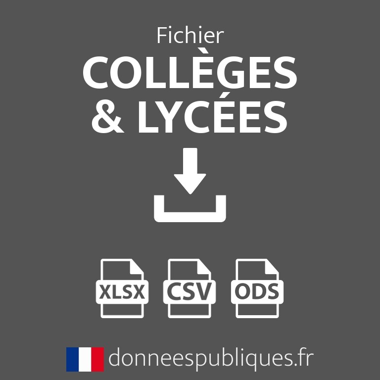 Fichier emails des collèges et lycées publics et privés Fichier emails des collèges et lycées publics et privés