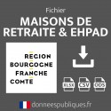 Fichier emails des maisons de retraite et EHPAD de la région Bourgogne-Franche-Comté