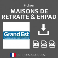 copy of Fichier emails des maisons de retraite et EHPAD de la région Grand Est