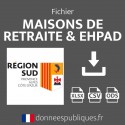 Fichier emails des maisons de retraite et EHPAD de la région Provence-Alpes-Côte d'Azur