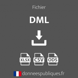 Fichier des DML