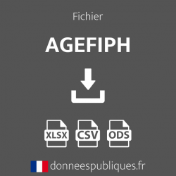 Fichier des agences de l'AGEFIPH