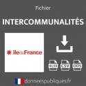 Emails des intercommunalités (EPCI) de la région Île-de-France