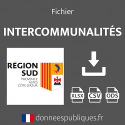Emails des intercommunalités (EPCI) de la région Provence-Alpes-Côte d'Azur