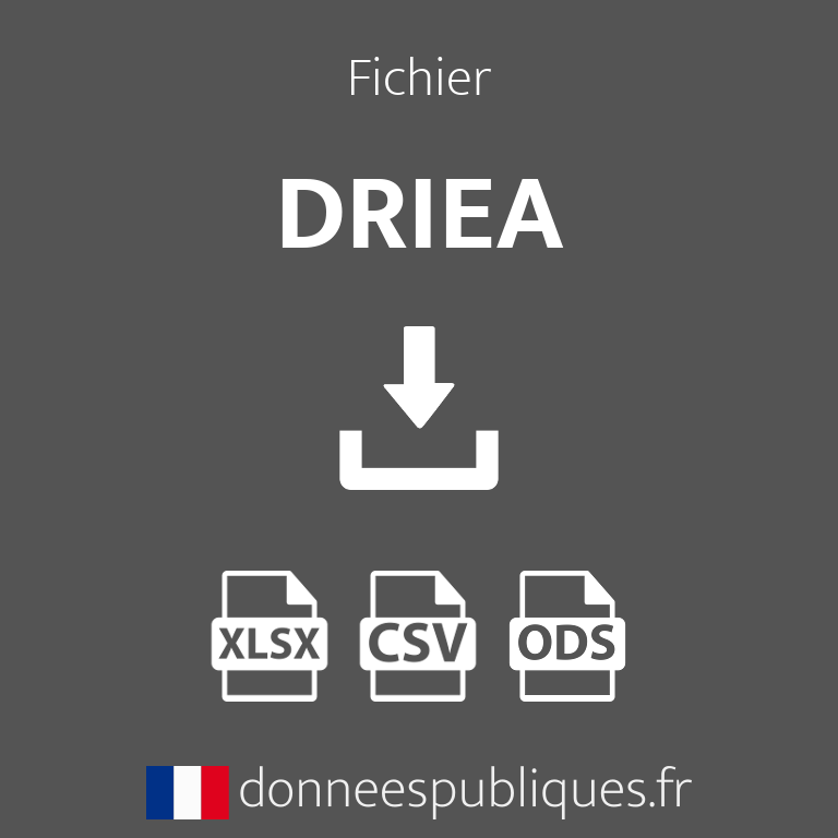 Fichier des DRIEA