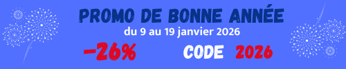 Promo Bonne année 2026 26% de remise sur tous les fichiers jusqu'au 19 janvier 2026