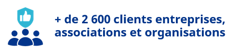 + de 2600 clients entreprises, associations et organisations