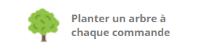 Planter un arbre à chaque commande