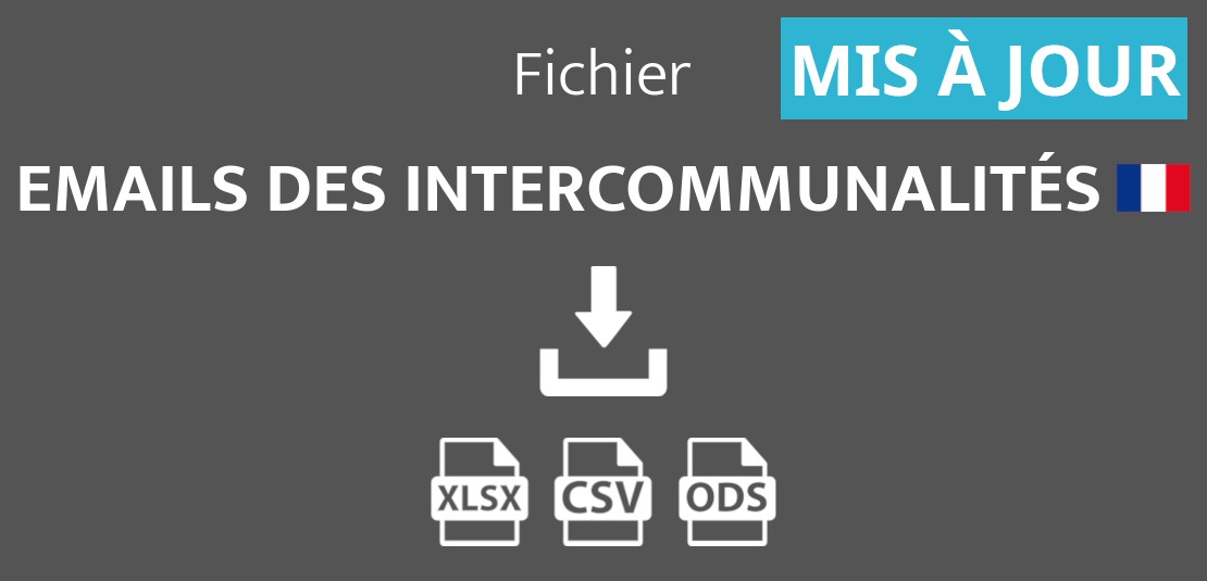 Emails des intercommunalités de France